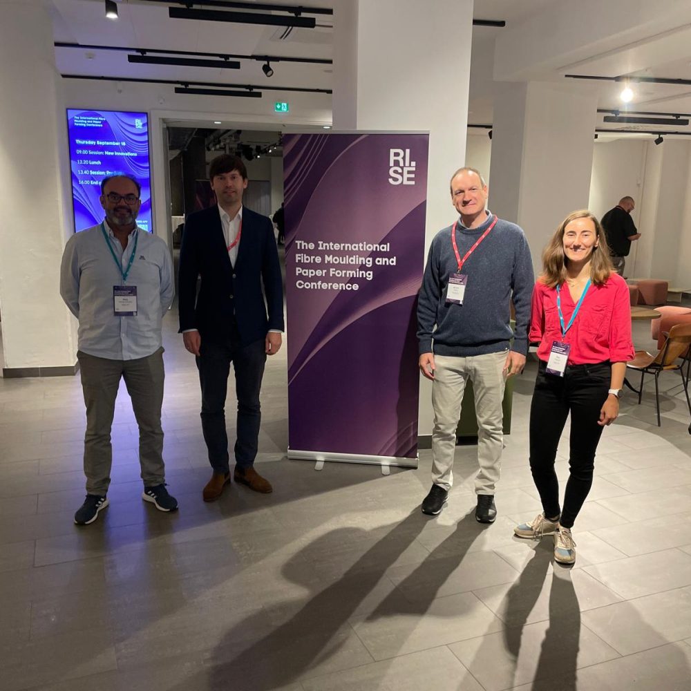 Gary (PFI), Gert (FIB), Alvaro (TEC) and Eva (PFI) at IFPC2025